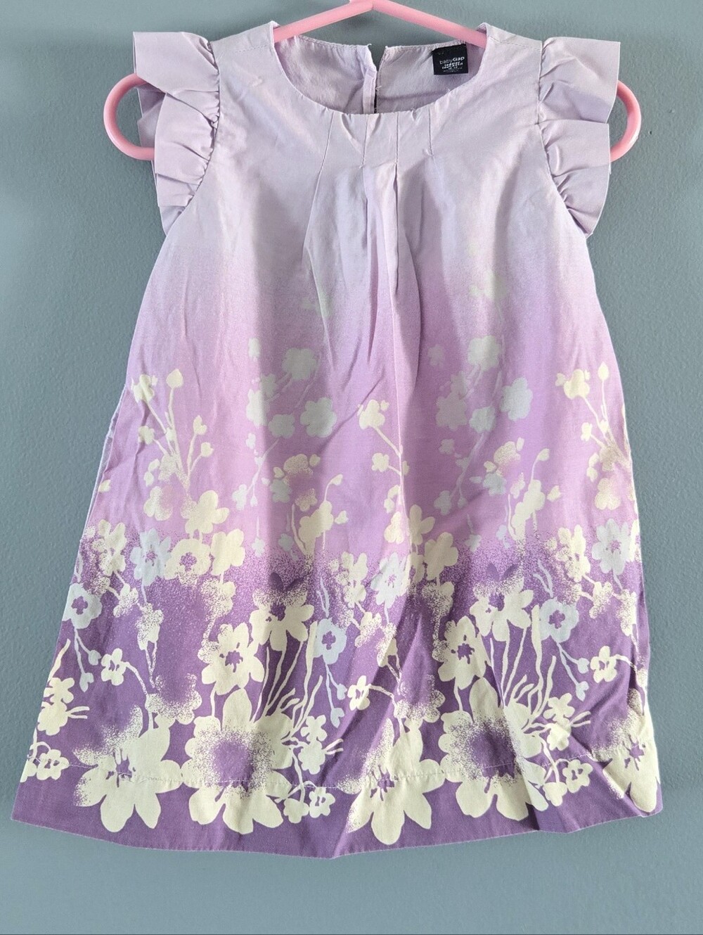 Baby Gap Purple Ombre Floral Dress 18-24m
